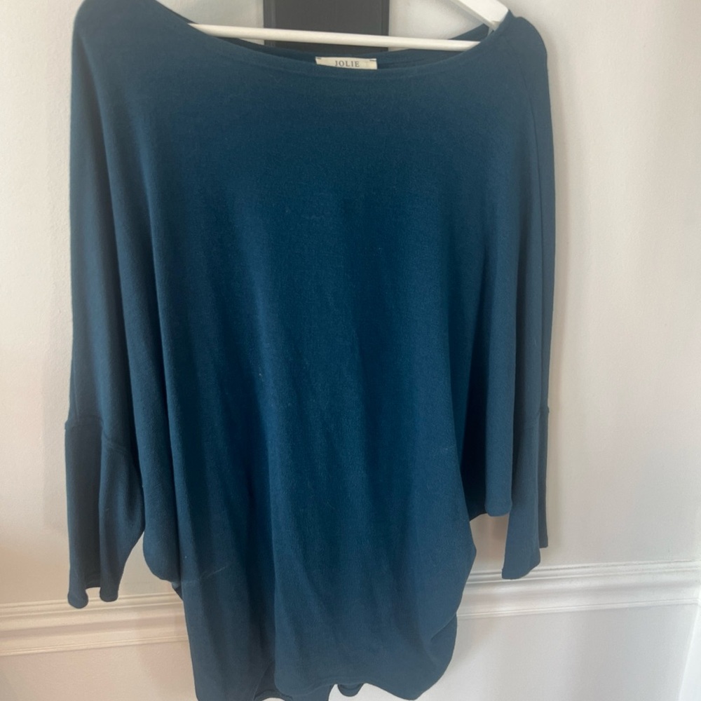 Jolie Deep Blue Knit Top